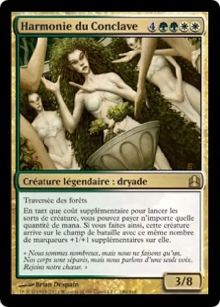 Harmonie du Conclave, carte Magic CMD 189 — extension Commander 2011