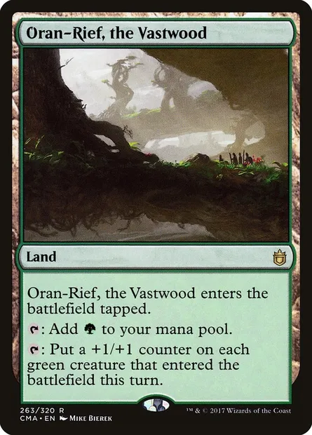 Oran-Rief, the Vastwood, Magic card CMA 263 — Commander Anthology set