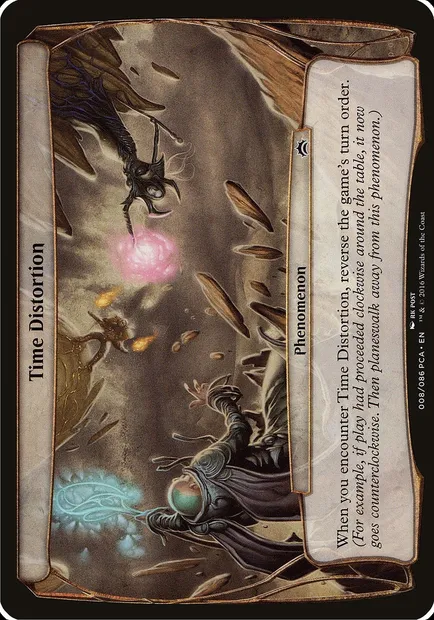 Déformation temporelle, carte Magic OPCA 8 — extension Planechase Anthology Planes