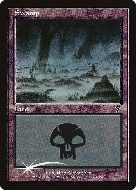 Swamp, Magic card 7ED 347★ — Seventh Edition set
