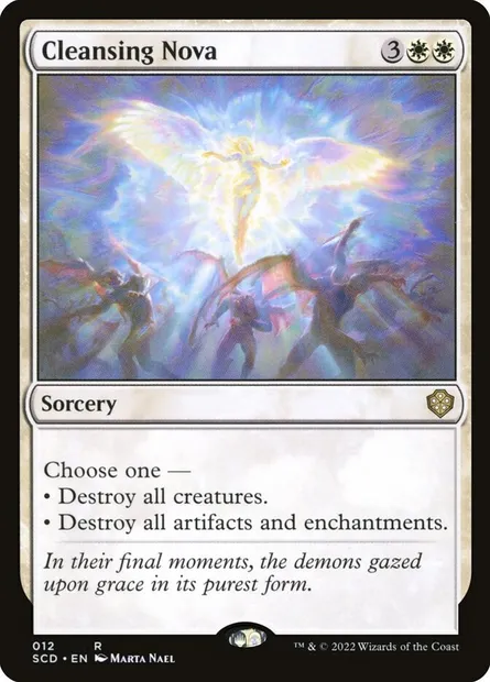 Cleansing Nova, Magic card SCD 12 — Starter Commander Decks set