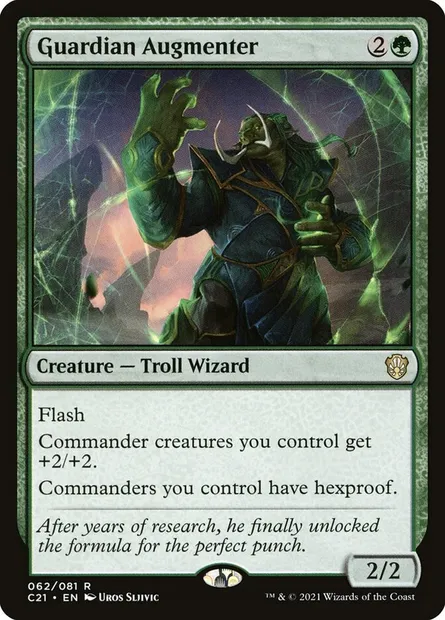 Guardian Augmenter, Magic card C21 62 — Commander 2021 set