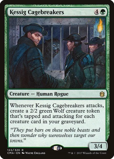 Kessig Cagebreakers, Magic card CMA 122 — Commander Anthology set
