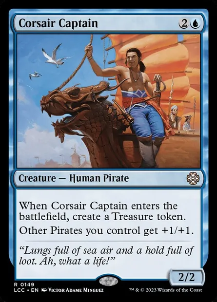 Corsair Captain, Magic card LCC 149 — The Lost Caverns of Ixalan Commander set