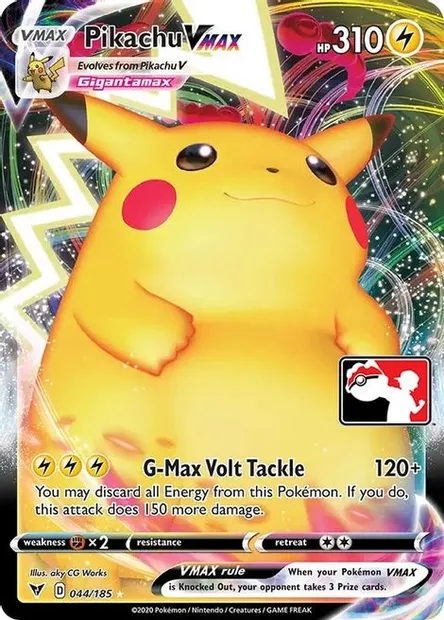 Pikachu VMAX, Pokémon card PPS 044 — Play! Pokémon Prize Pack Series set