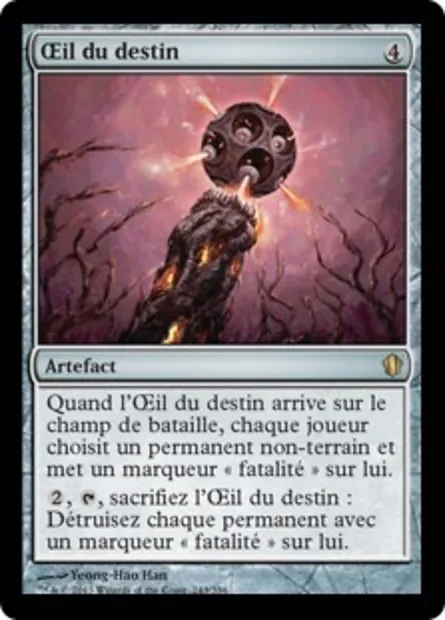 Œil du destin, carte Magic C13 243 — extension Commander 2013