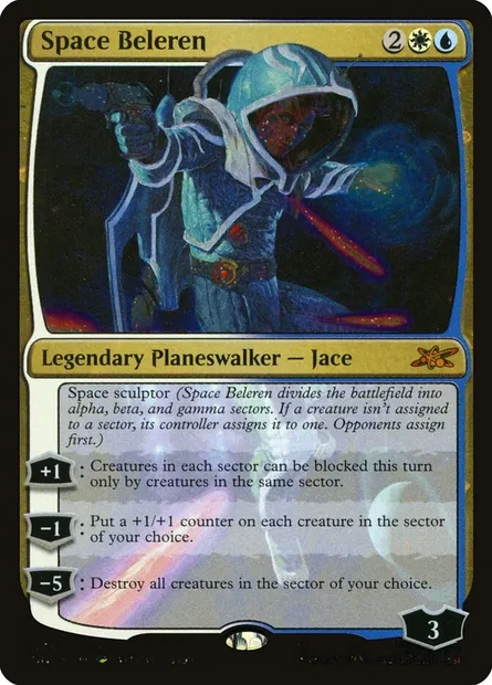 Space Beleren, carte Magic UNF 464 — extension Unfinity