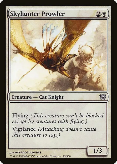 Skyhunter Prowler, Magic card 9ED 45★ — Ninth Edition set