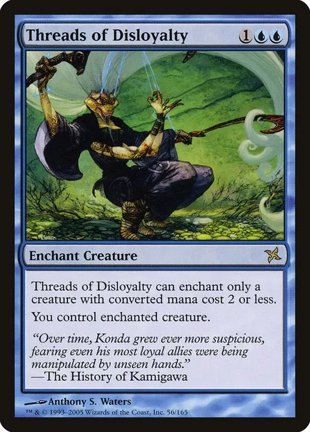 Threads of Disloyalty, Magic card BOK 56 — Betrayers of Kamigawa set