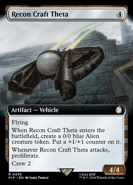 Recon Craft Theta, Magic card PIP 436 — Fallout set