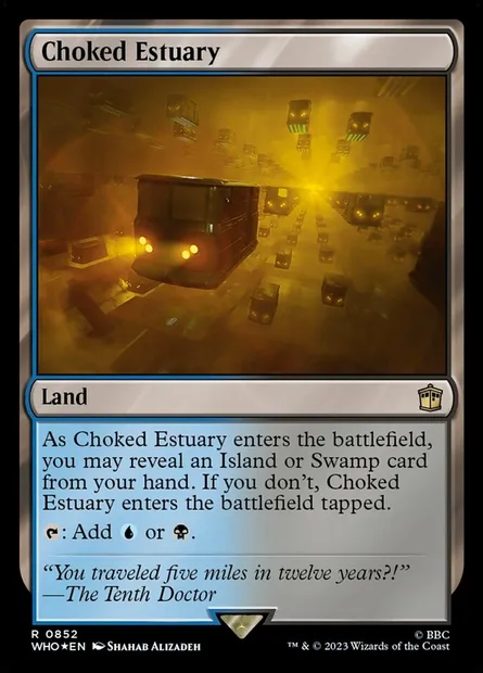 Choked Estuary, Magic card WHO 852 — Doctor Who set