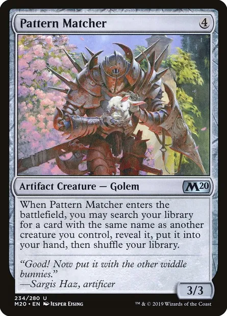 Pattern Matcher, Magic card M20 234 — Core Set 2020 set