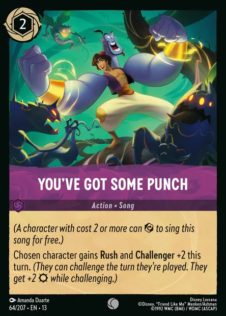 You've Got Some Punch, Disney Lorcana card CH13-064 — Attack of the Vine! set