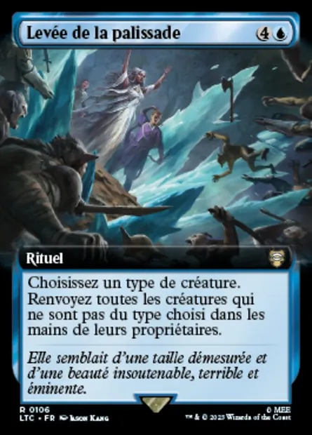 Levée de la palissade, carte Magic LTC 106 — extension Tales of Middle-earth Commander