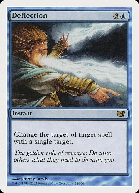 Deflection, Magic card 8ED 74 — Eighth Edition set