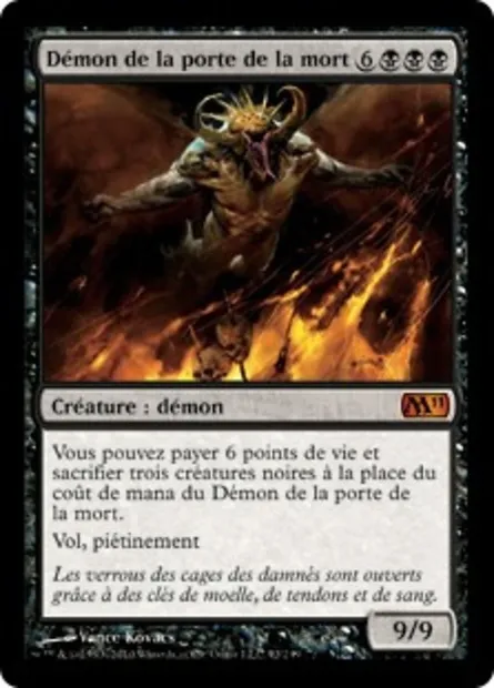 Démon de la porte de la mort, carte Magic M11 92 — extension Magic 2011
