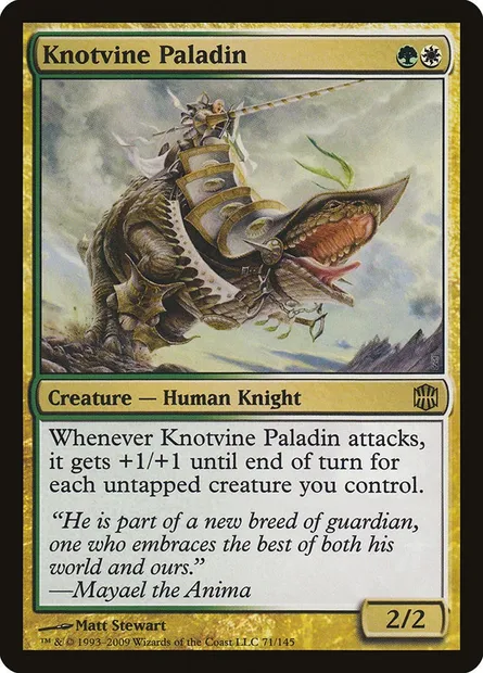 Knotvine Paladin, Magic card ARB 71 — Alara Reborn set