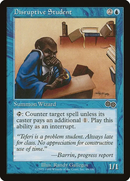 Disruptive Student, Magic card USG 69 — Urza's Saga set