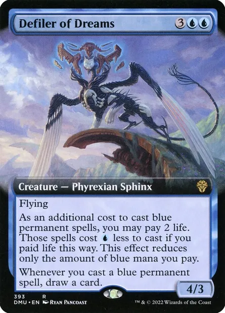 Defiler of Dreams, Magic card DMU 393 — Dominaria United set