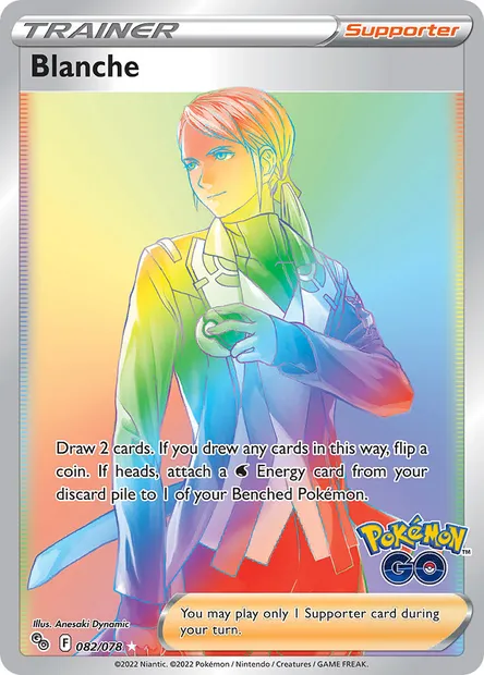Blanche, Pokémon card PGO 082 — Pokémon GO set