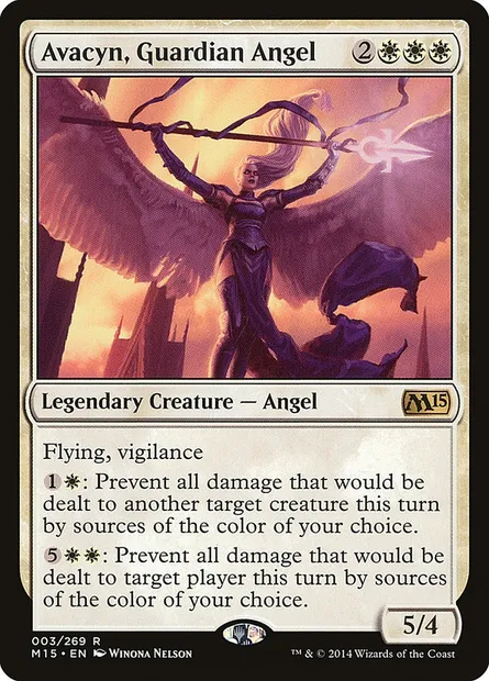 Avacyn, Guardian Angel, Magic card M15 3 — Magic 2015 set