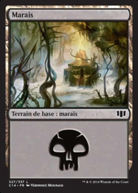 Marais, carte Magic C14 327 — extension Commander 2014