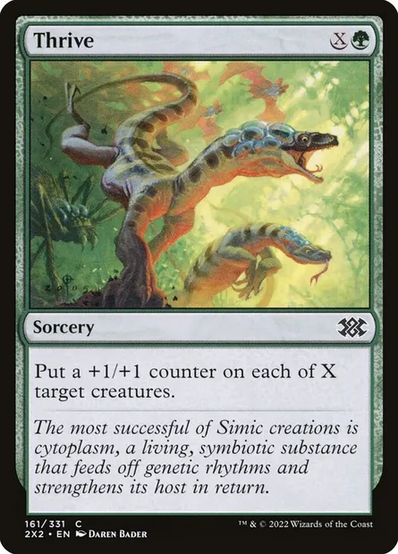 Thrive, Magic card 2X2 161 — Double Masters 2022 set