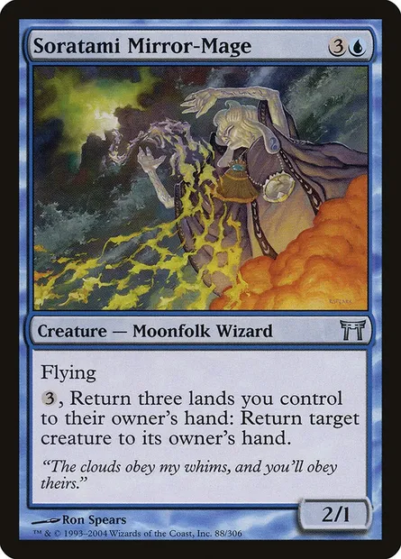 Soratami Mirror-Mage, Magic card CHK 88 — Champions of Kamigawa set