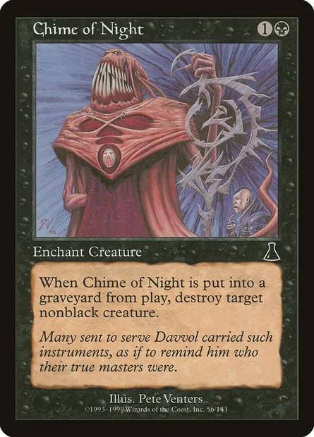 Carillon de la Nuit, carte Magic UDS 56 — extension Destinée d'Urza