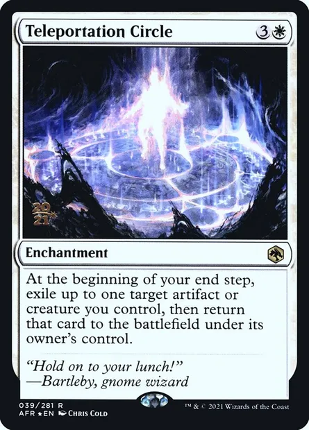 Teleportation Circle, Magic card PAFR 39s — Adventures in the Forgotten Realms Promos set