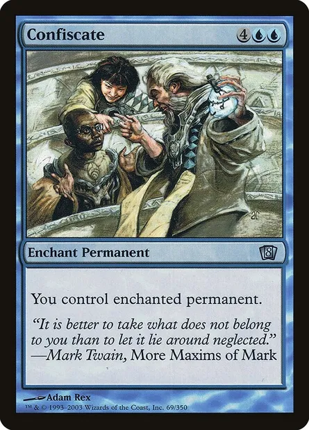 Confiscate, Magic card 8ED 69★ — Eighth Edition set