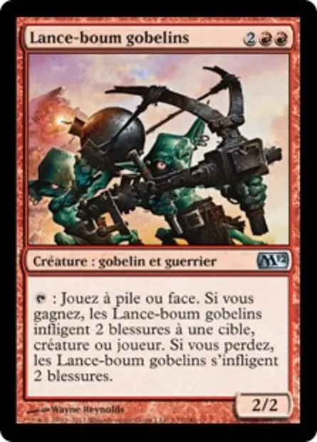 Lance-boum gobelins, carte Magic M12 137 — extension Magic 2012