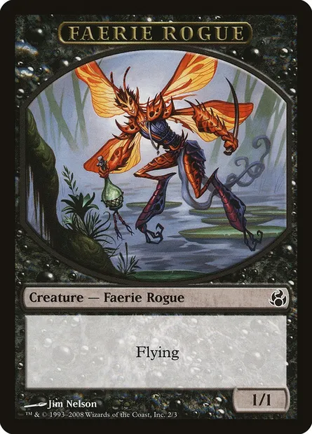 Faerie Rogue, carte Magic TMOR 2 — extension Morningtide Tokens