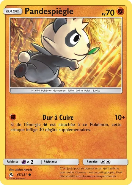 Pandespiègle, carte Pokémon FLI 65 — extension Lumière Interdite