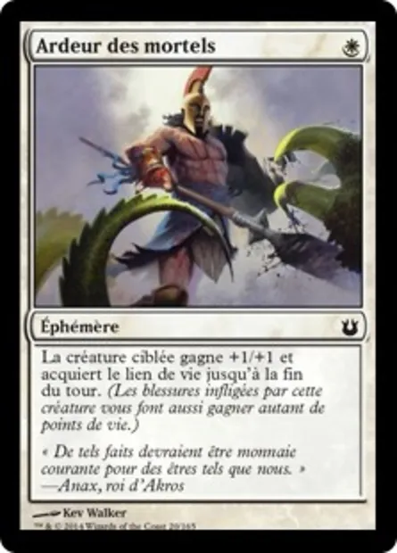 Ardeur des mortels, carte Magic BNG 20 — extension Créations divines
