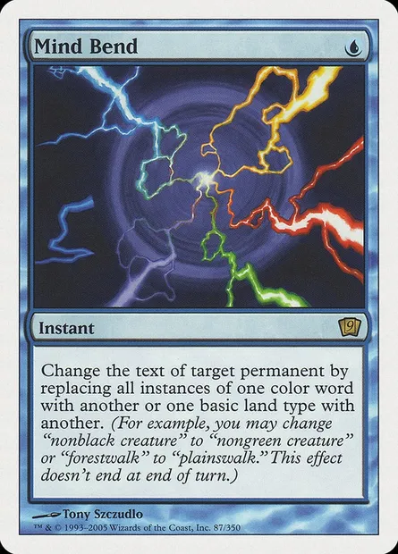 Mind Bend, Magic card 9ED 87 — Ninth Edition set