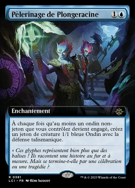 Pèlerinage de Plongeracine, carte Magic LCI 361 — extension The Lost Caverns of Ixalan