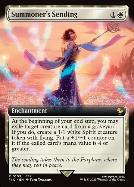 Summoner's Sending, Magic card FIC 109 — Final Fantasy Commander set