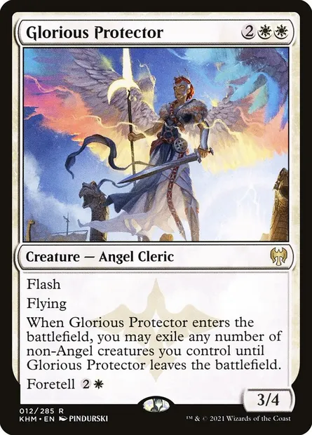 Glorious Protector, Magic card KHM 12 — Kaldheim set