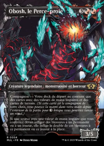 Obosh, le Perce-proie, carte Magic MUL 54 — extension Multiverse Legends