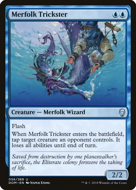 Merfolk Trickster, Magic card DOM 56 — Dominaria set