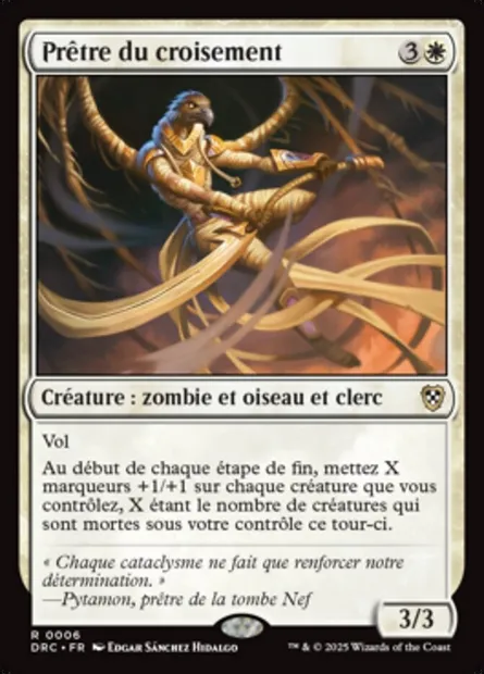 Prêtre du croisement, carte Magic DRC 6 — extension Aetherdrift Commander