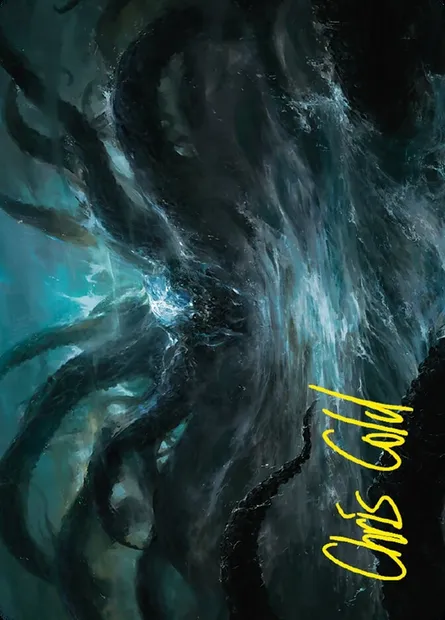 The Watcher in the Water // The Watcher in the Water, carte Magic ALTR 7 — extension Tales of Middle-earth Art Series