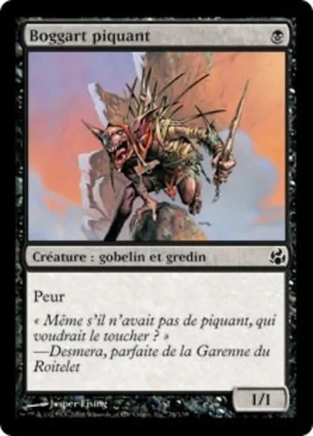 Boggart piquant, carte Magic MOR 74 — extension Leveciel