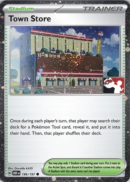 Centre Commercial, carte Pokémon PPS 196-2 — extension Play! Pokémon Prize Pack Series