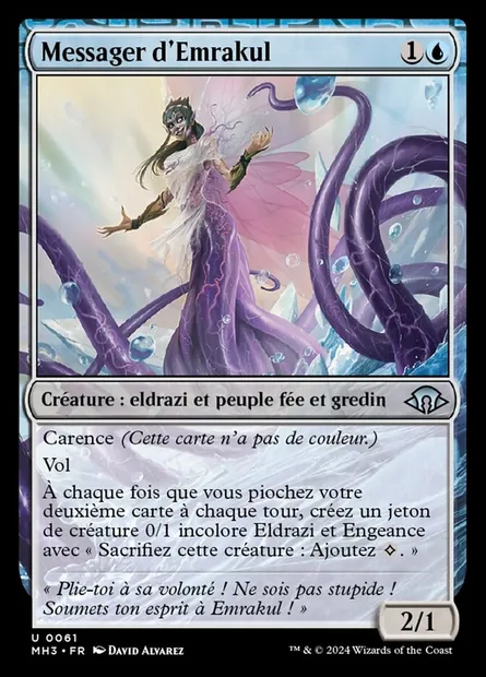 Messager d'Emrakul, carte Magic MH3 61 — extension Modern Horizons 3