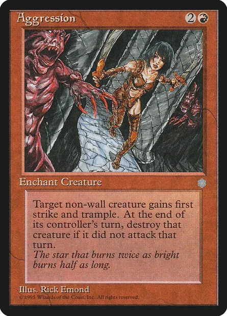 Aggression, Magic card ICE 169 — Ice Age set