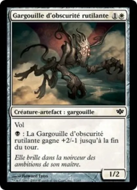 Gargouille d'obscurité rutilante, carte Magic CON 7 — extension Conflux
