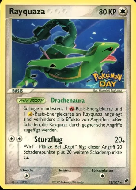 Rayquaza, Pokémon card PR 022 — Assorted Promos set
