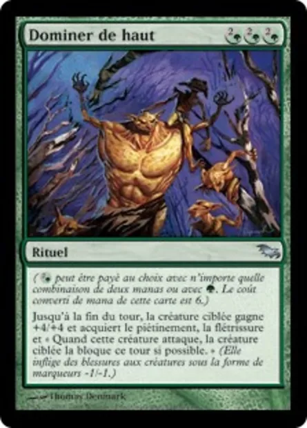 Dominer de haut, carte Magic SHM 131 — extension Sombrelande